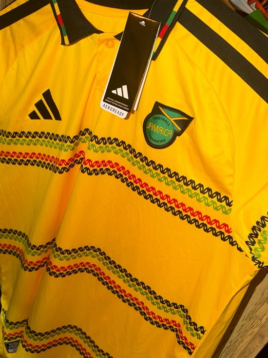 adidas Other - Adidas Bob Marley soccer jersey polo